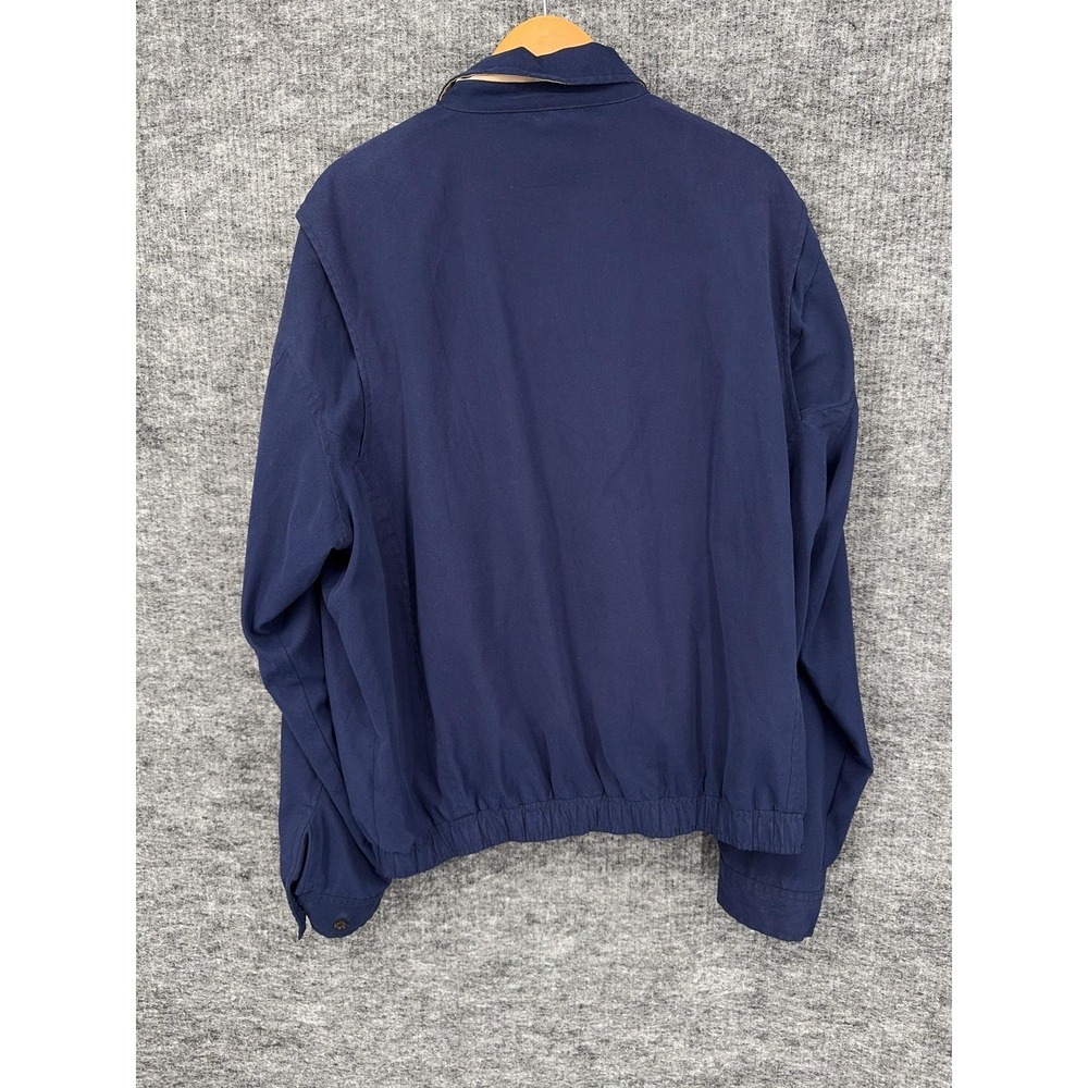 Vintage Polo Ralph Lauren Harrington Jacket Mens XL Blue Windbreaker 90s Lined - Picture 7 of 11